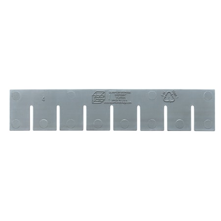 Quantum Storage Systems Long Divider for Dividable Grid Containers, Gray, 6PK DL91025